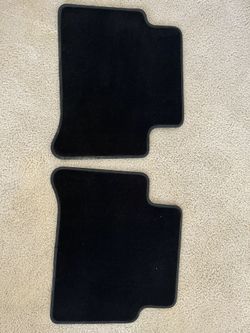 Rear Seat Black Carpets