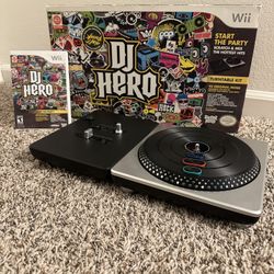 DJ Hero Bundle: turntable Controller + Game For Wii
