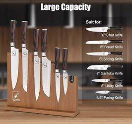 Magnetic knife block