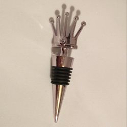 FREE ADD-ON WITH ANY PURCHASE Crown-shaped Wine Bottle Stopper NEW 
