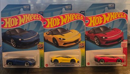 Hot Wheels Red Edition/HW Exotics Automobili Pininfarina Battista 171/250 Lot 3
