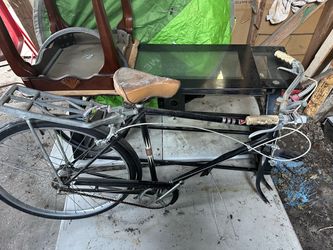 Vintage Road Bicycle Black Steel Frame