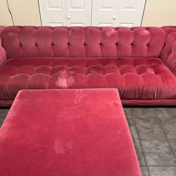 Anthropologie Couch And Loveseat 