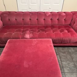 Anthropologie Couch And Loveseat 
