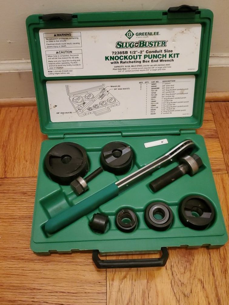Greenlee 7238SB Knock Out Punch Set