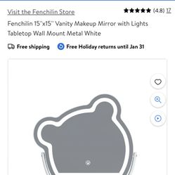 Vanity Makeup Mirror With Lights