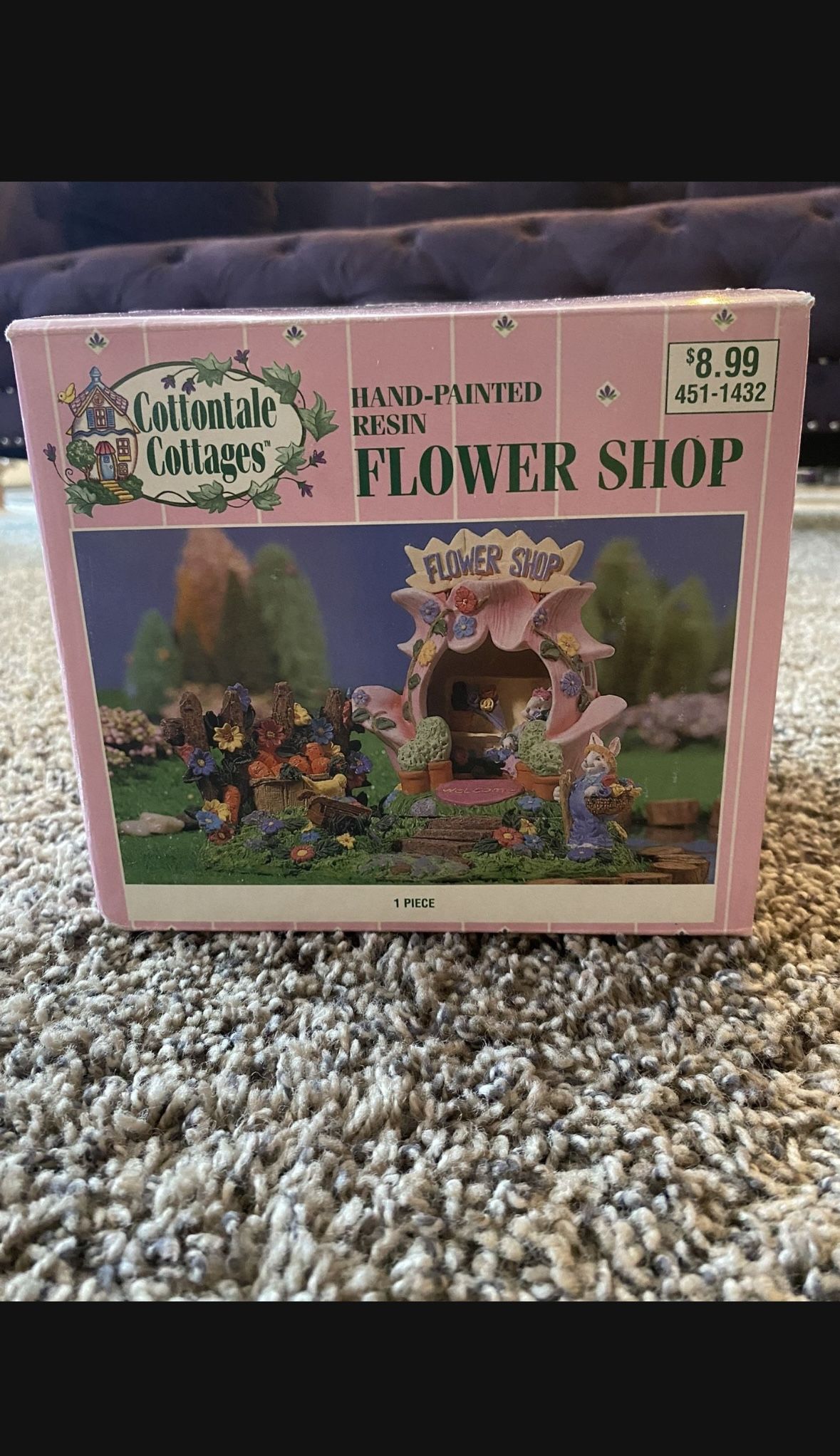 Cottontale Cottages Vintage Easter Village Piece Flower Shop