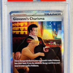 Giovanni's Charisma SIR - 2023 Pokemon 151 - PSA 9 Mint