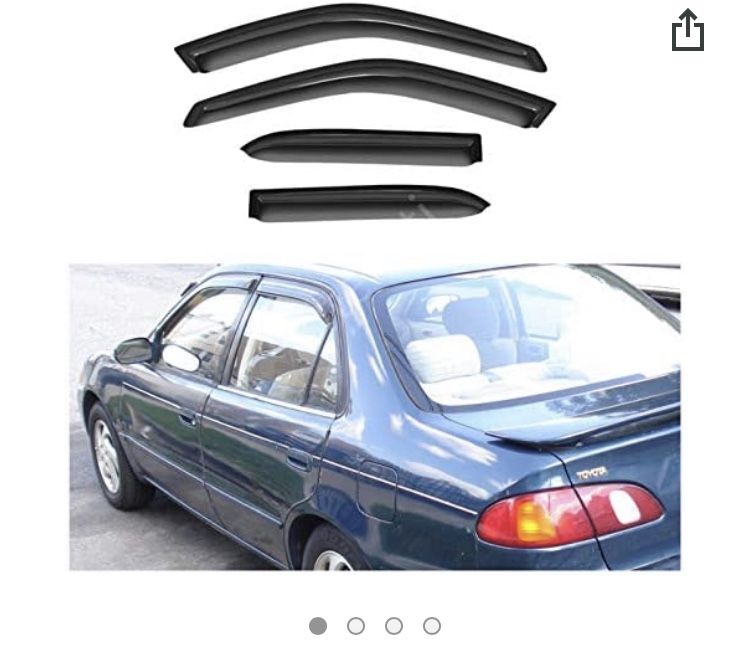Window Rain Guards ‘98-‘02 Corolla