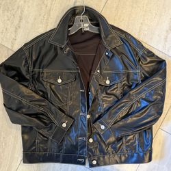 H&M Vegan Leather Jacket 