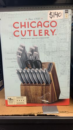 Chicago Cutlery Insignia Steel 18‑Piece Knife Block Set