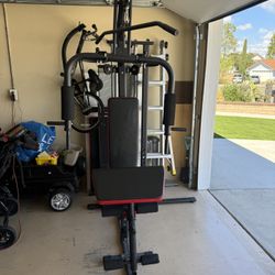 Home Gym Multi-Station Workout Machine w/ Weights