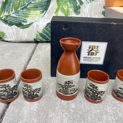 Shikino Utsuwa Ceramic Sake Set-New