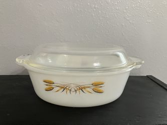 Fire King Casserole Dish With Lid
