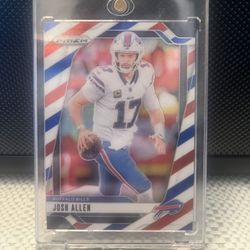 josh allen red white blue color match 