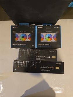 Lian Li RGB Daisy Chain Fans & RGB Strimer Plus V2