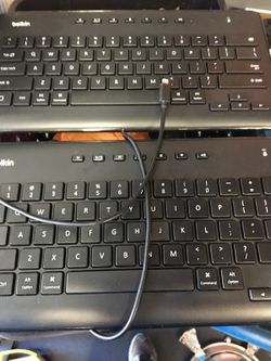 Belkin Lightning Keyboards for iPads, etc $30 each of two for 40