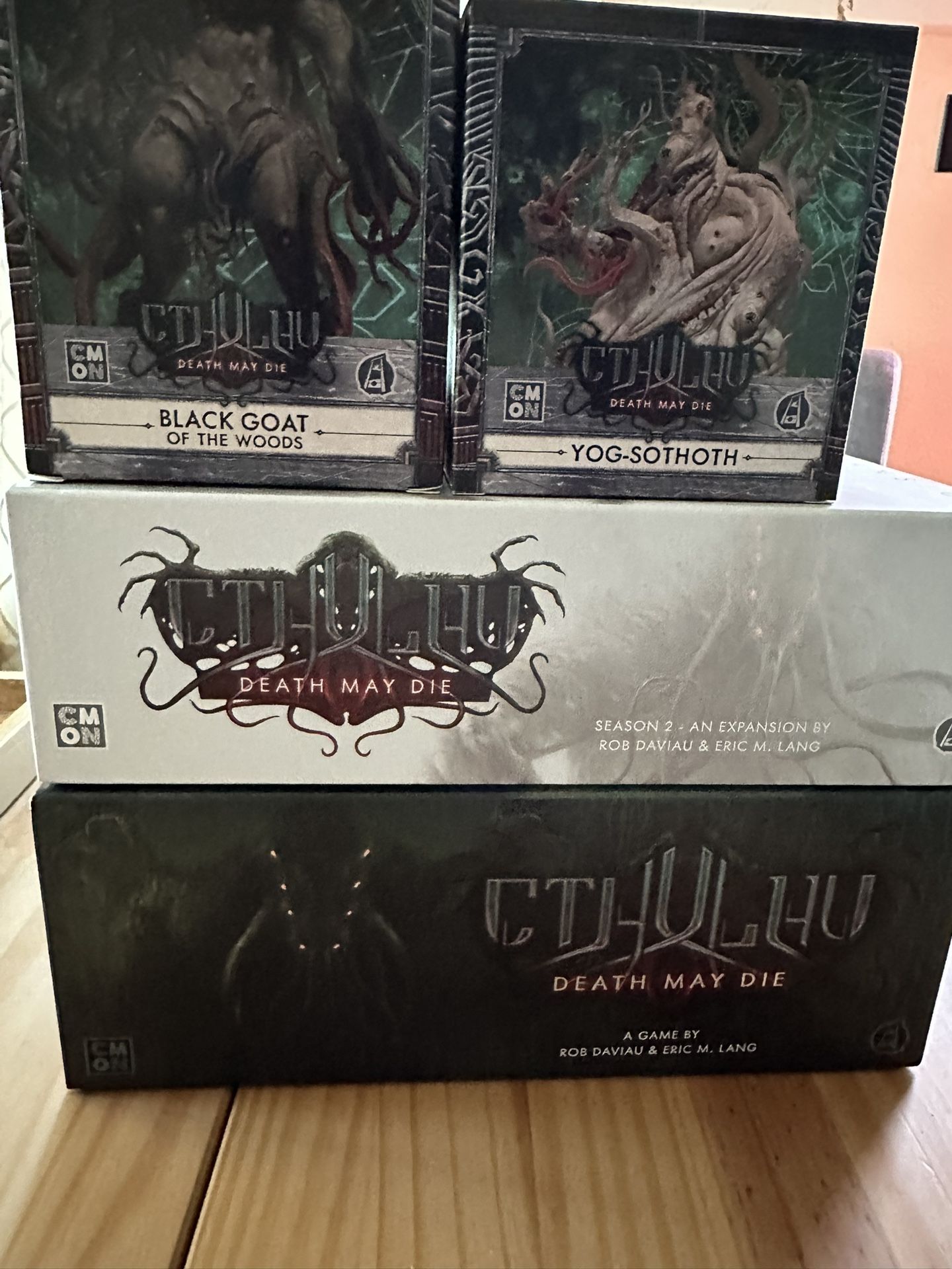 Cthulhu Death May Die Season 1-2 And Expansions Board Game