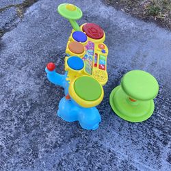 VTech Zoo Jamz Stompin' Fun Drums, Fun Musical Toy for Toddlers