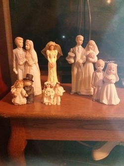 6 Seperate wedding Figurines
