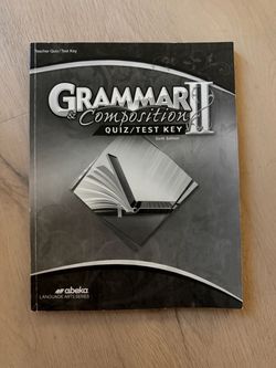 Abeka 8th grade Grammar & Comprehension Quiz/Test answer key