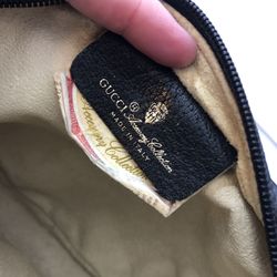 Auth Vtg Gucci Crossbody Black Bag