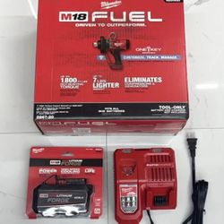 Milwaukee 2867-20 M18 FUEL 1" High Torque Impact Wrench w/ 8AH battery + Charger