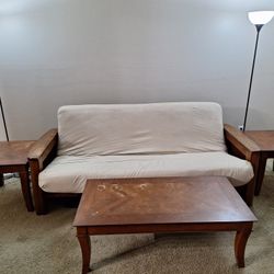 Futon Couch And Living Room Tables