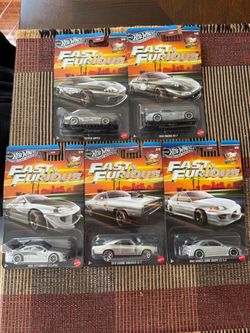 Hot Wheels Fast & Furious Silver Series Complete Set