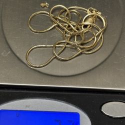 Broken 14k Gold Chain 