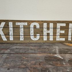 Large Kitchen Sign
