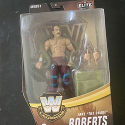 WWE Elite Legends Series 8 Jake The Snake Robert’s Figure Wwf Wcw Aew Damage 