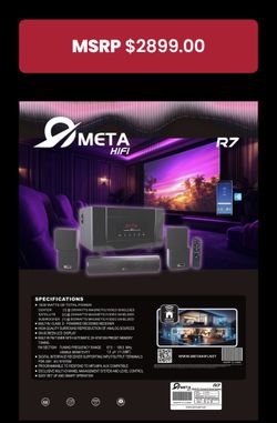 ⸻ Brand New Meta HiFi R7 Surround Sound System – Factory Sealed!