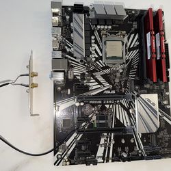 Asus Prime Z390 Motherboard Combo Intel CPU i9-9900K - WiFi - TFORCE DDR4 Ram 16GB PC Gaming Computer