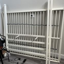 White Canopy Bed Frame 