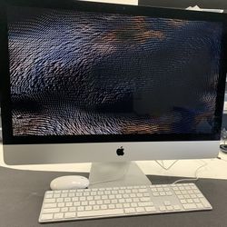 Apple iMac 2014  27” With Keyboard And Mouse, Intel Core i5, RAM 8GB, Storage 1TB With 30 Day Warranty