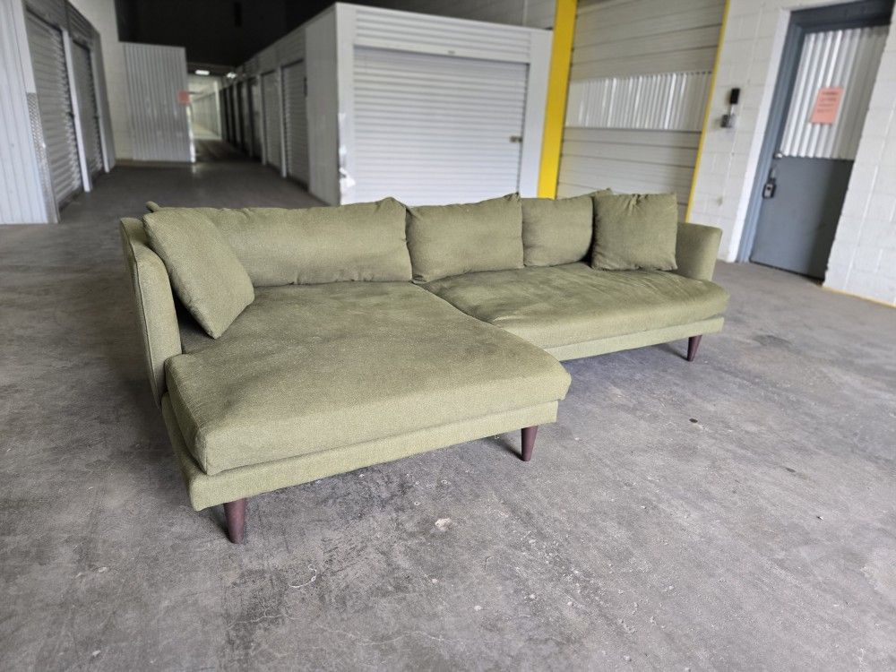 *Same Day Delivery Available!*
Joybird Green Chaise Sectional