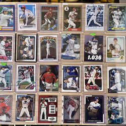 Shohei Ohtani Baseball Card Lot (x24)—Image Variation, Parallels, Foils, Refractors, Inserts!