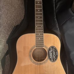 Mitchell Acoustic Guitar And Roadrunner Gig Bad