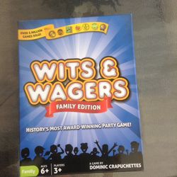 GAMES UPWARDS SCRABBLE, MONOPLY JUNIORS, WITS & WAGERS