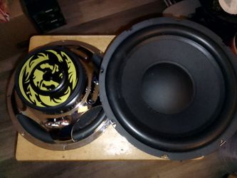 I Have Two Of Them Brand New Audio Tek 12" Subwoofer Single Voice Coil 2 Ohms/4 Ohms 400 Watts RMS Power 1000 Watts Peak Power Each Subwoofer