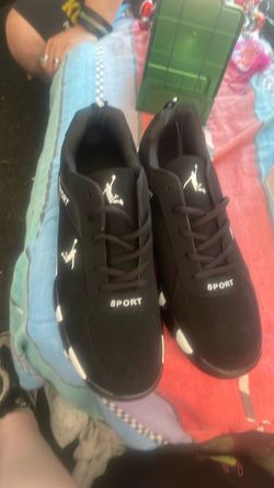 Black Sport Sneakers with Jumpman Logo