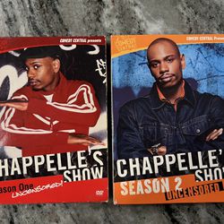 Chappelle’s Show. Season 1 and Season 2. DVDs.