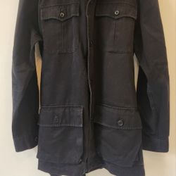 Black Military Field Jacket