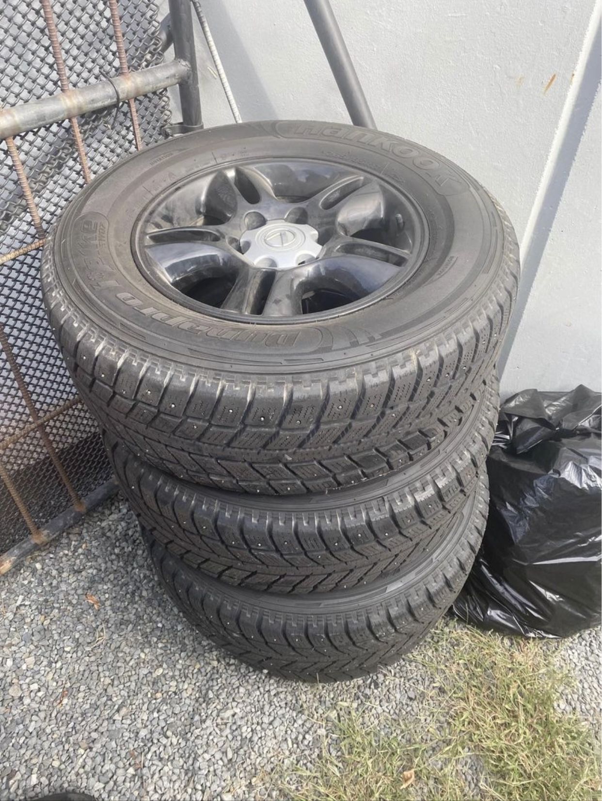 Lexus GX 17 Inch Wheels And Studded Tires!