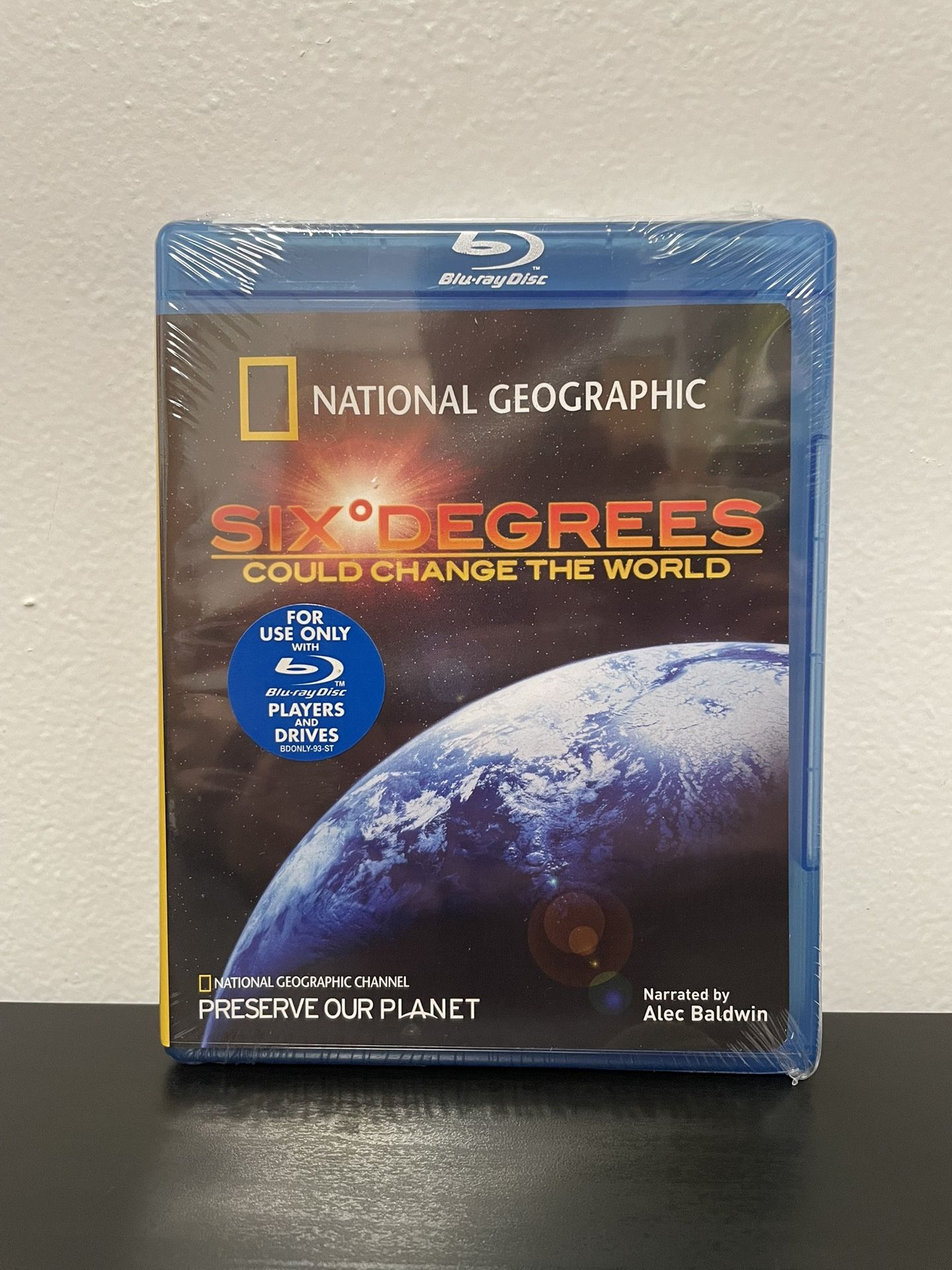National Geographic Six° Degrees Could Change The World Blu Ray NEW Alec Baldwin