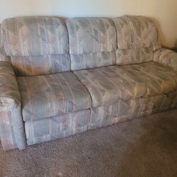 Sofa with Two Bult-in Recliners