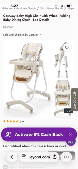 BabyJoy High Chair