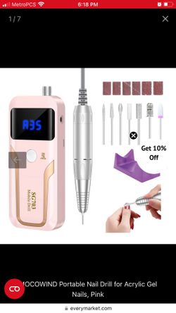 Nail drill machine ( portable)