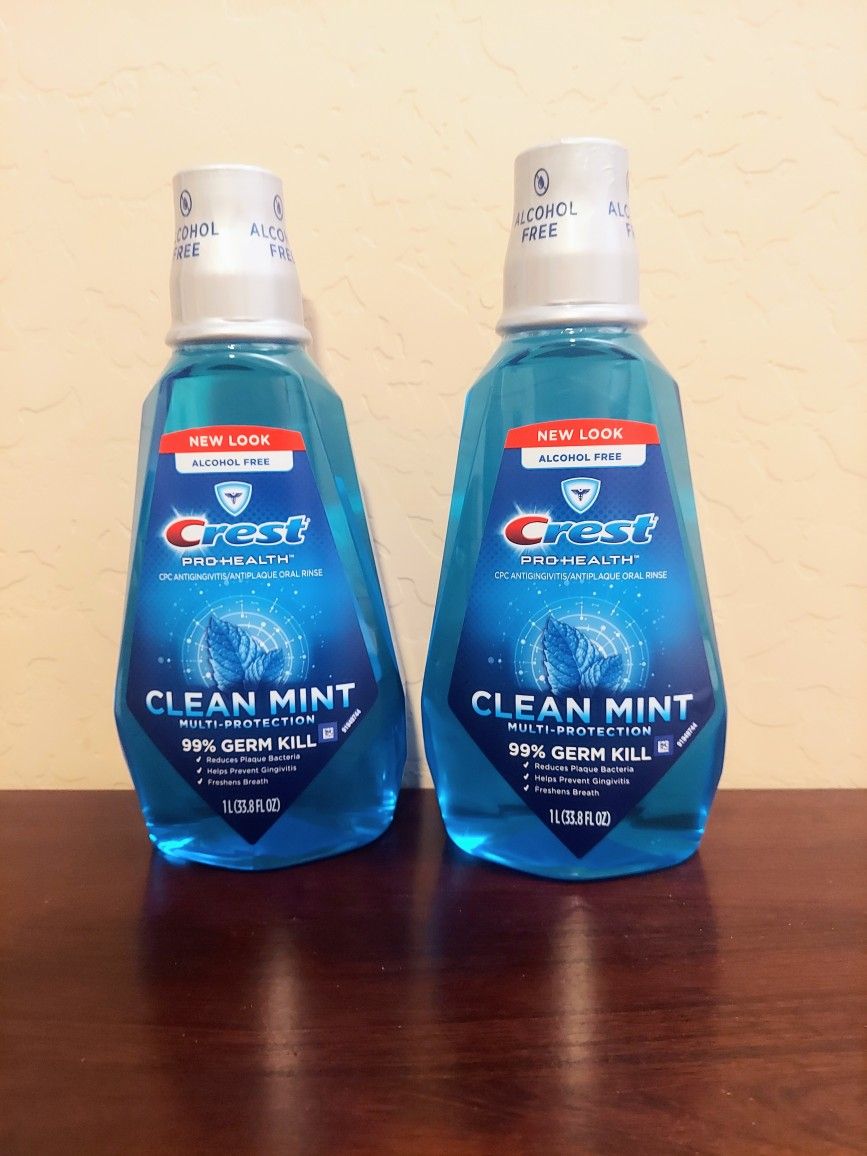 Crest Mouthwash 1L Bottle - $5 Each